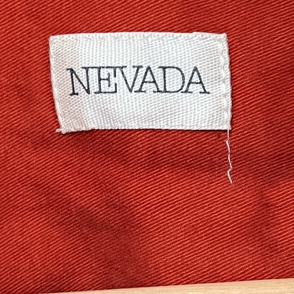 Nevada Rust Red Utility Button-Up Shirt Jacket L Military-Inspired Workwear - Picture 10 of 12